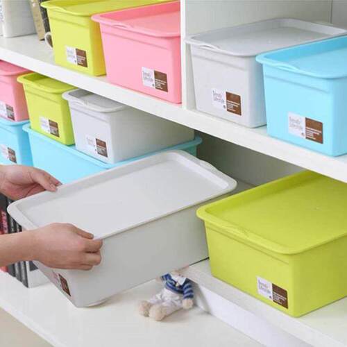 塑料收纳箱 Plastic storage box sorting box Stash bin