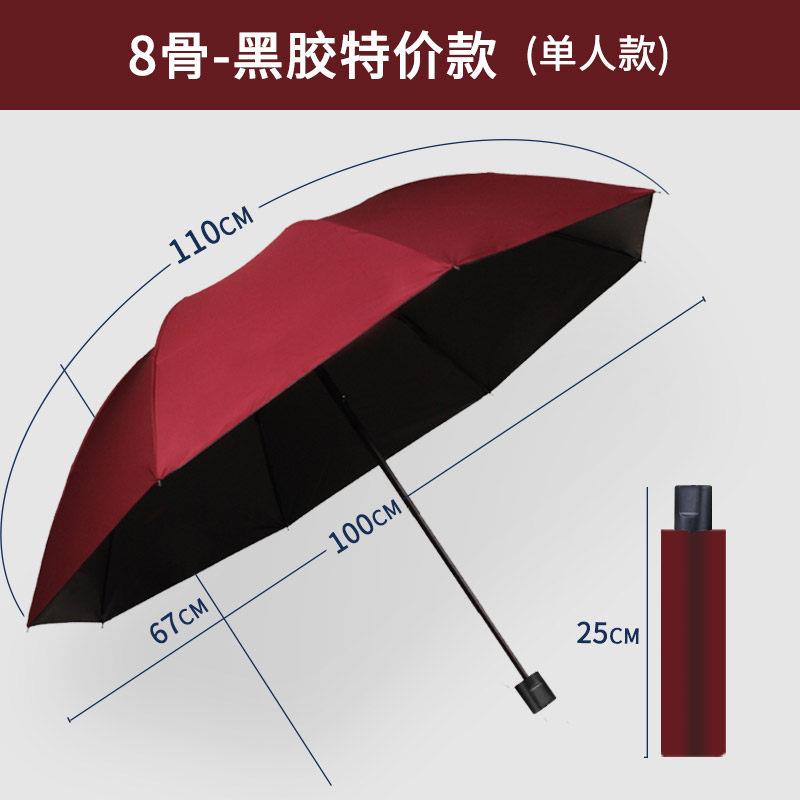 正品定制雨伞彩色图案可lo男go广字告伞厂家折叠黑胶加大加固印士图片