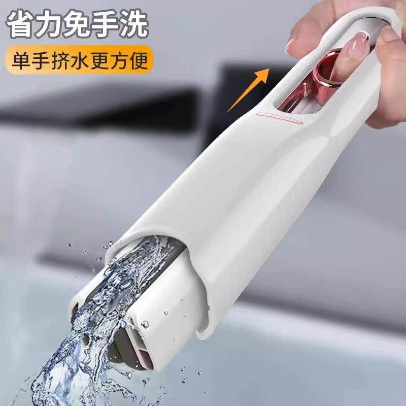 日本多功能桌面懒人迷你小拖把手持免手洗海绵吸水卫生间厕所厨房
