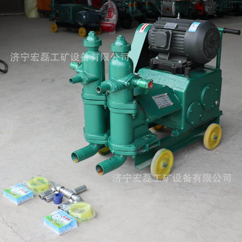 双液水泥注浆泵桥梁地铁坑基下陷加固泥浆泵混凝土便携式注浆机