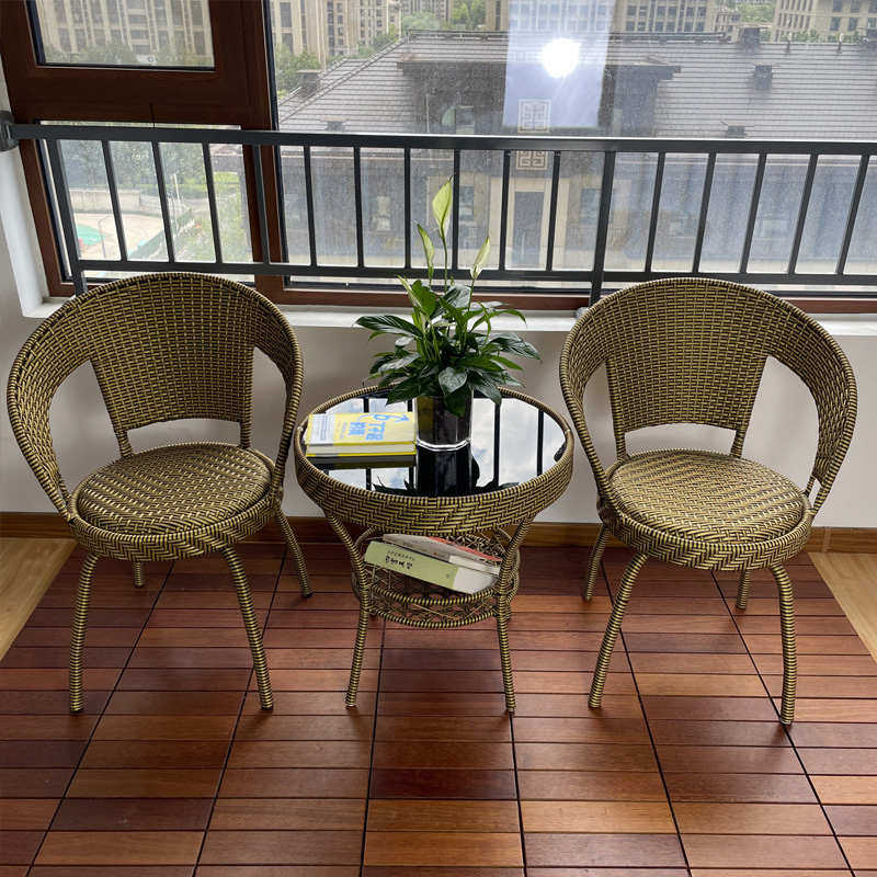 藤椅三件套家用阳台露台小桌椅单人休闲靠背椅户外腾椅子茶桌椅组,商业/办公家具,商用藤编家具,淘宝优惠券,粉丝福利购,淘宝优惠卷