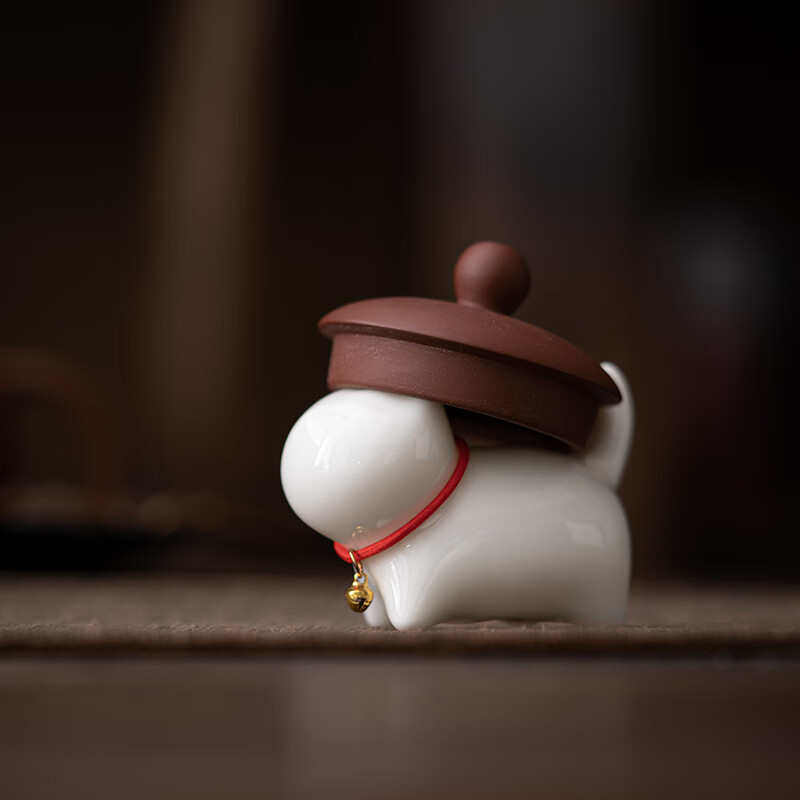 苏氏陶瓷 羊脂玉瓷茶具配件茶宠致白小猫咪,餐饮具,茶宠摆件,淘宝优惠券,粉丝福利购,淘宝优惠卷