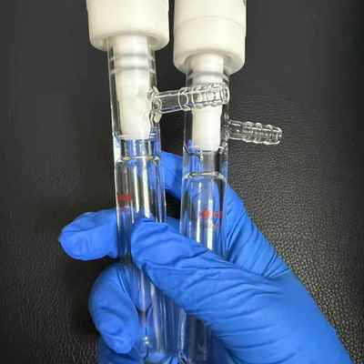 玻璃管状溶剂储存瓶COF合成反应封管 chlenk10ML管 schlenk tube