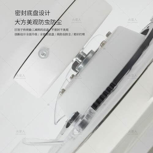 02超薄卧102室隐形2风扇灯新吸顶简约客5厅童餐厅吊灯儿房吊扇灯