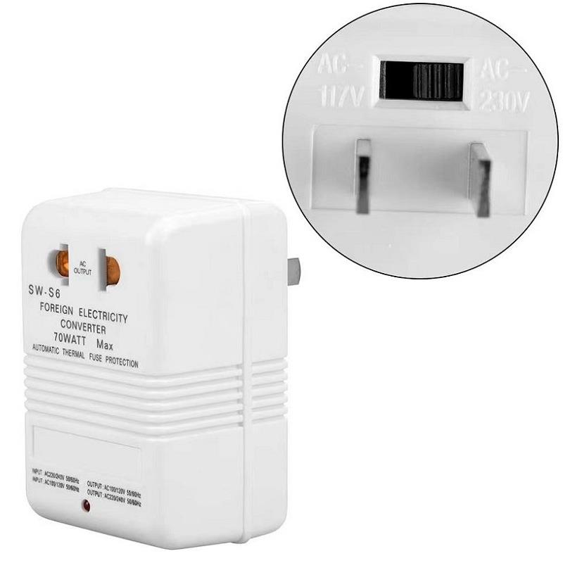 电压转换器110v转220v电源变压器小家电220v转110v充电转换转接头