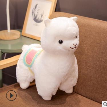 cute plush toy grass mud horse alpaca doll sleeping pillow d