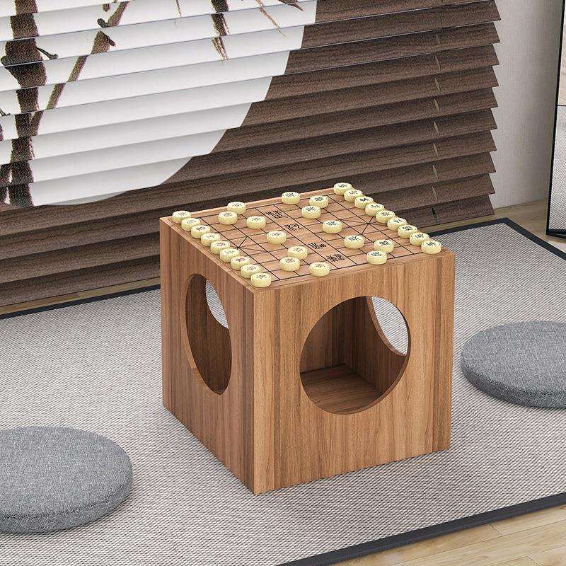 围棋桌象棋桌双面棋盘五子棋日式胡桃木色飘窗阳台榻榻米桌子