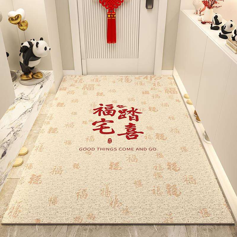 入户门地垫防滑垫新居新家丝圈玄关门口脚垫家用耐脏蹭土门垫地毯