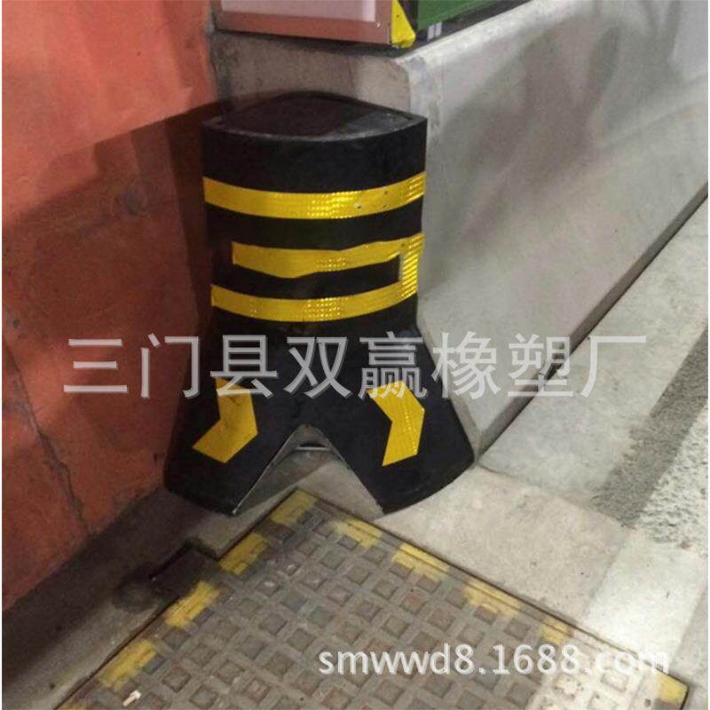 隧道专用橡胶防撞块交通设施缓冲防撞垫反光防撞条公路防撞墩