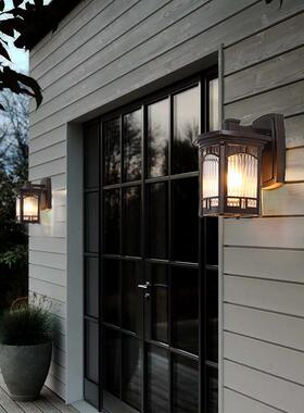 户外壁灯现代约防水墅庭院灯花简URK园阳台大门外灯墙室外壁别灯