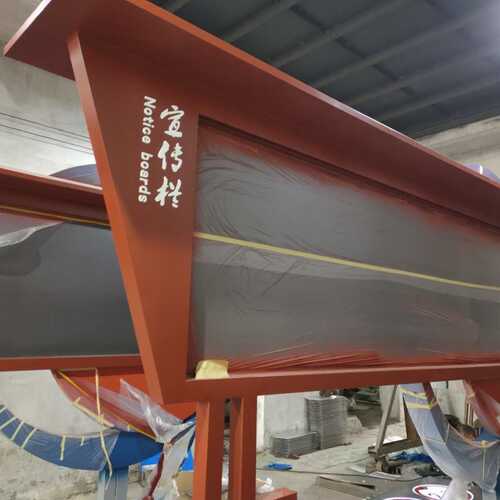 定 制校园文化宣传栏 户外烤漆不锈钢宣传栏 橱窗式不锈钢宣传栏