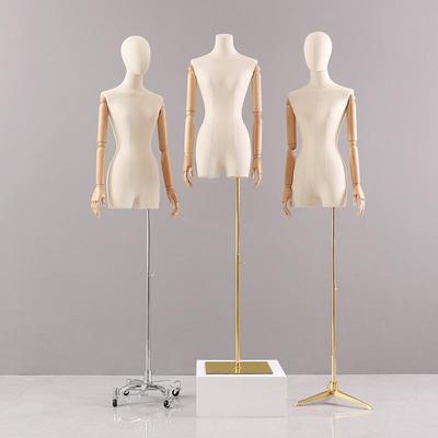 服装店模特道具女半身橱窗展示人台韩国小胸锁骨全身女装模特架子