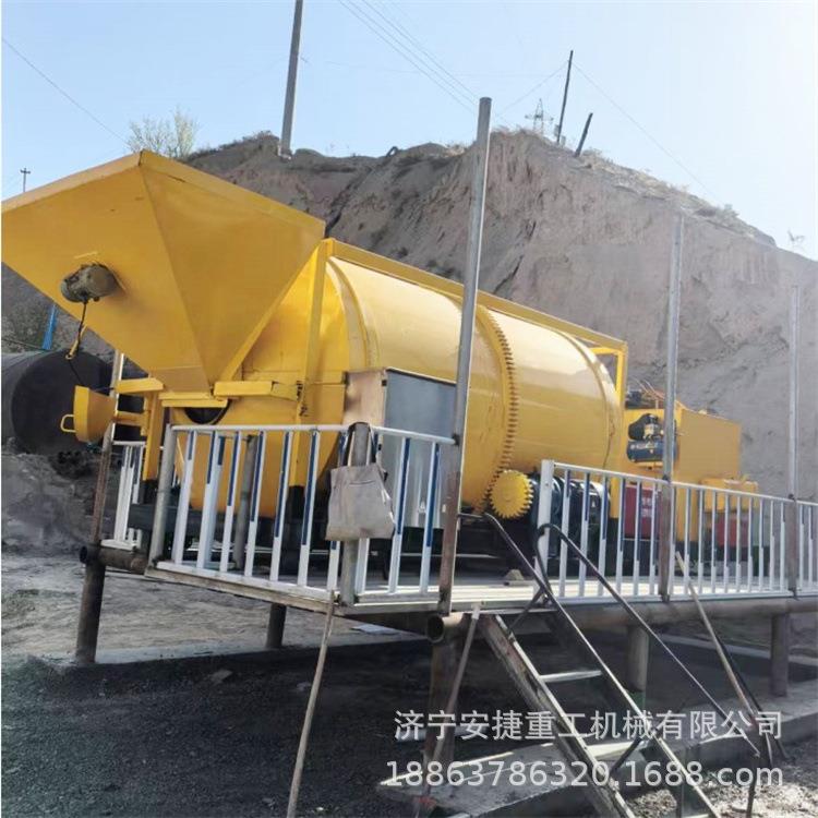 5自方沥青152再生拌机动柏油加热沥青拌沥合机厂区铺设青再利搅用