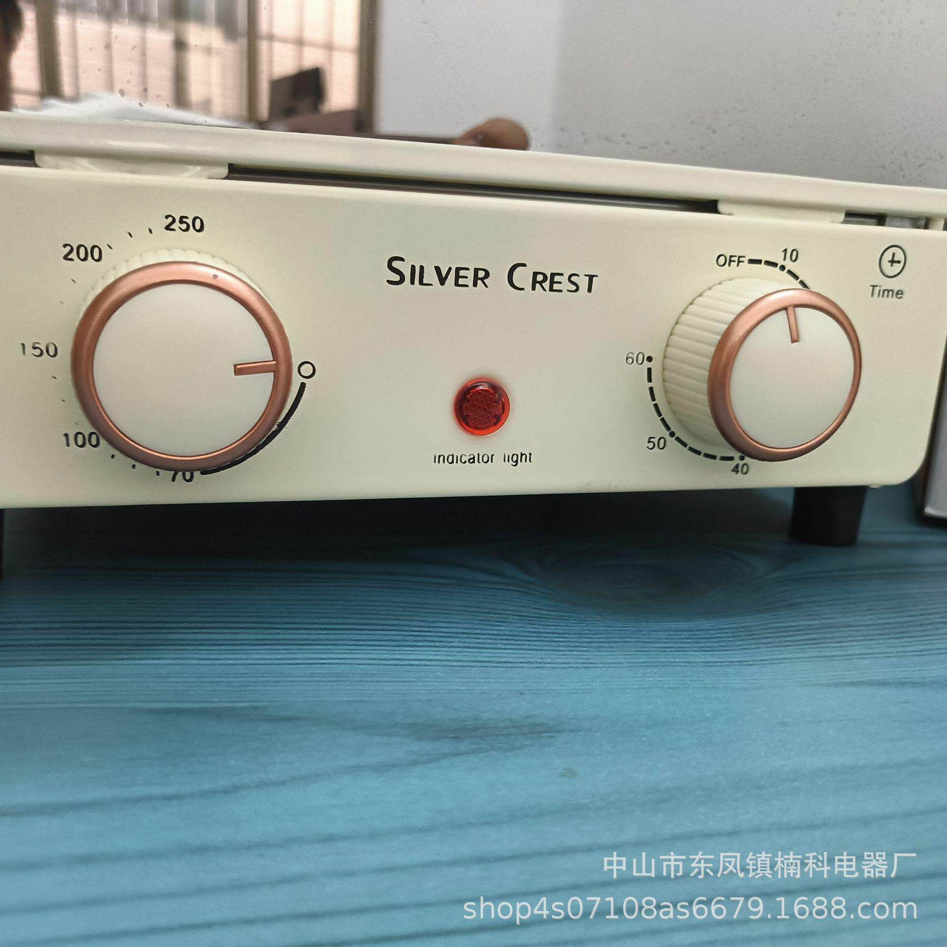 新款直销跨境英文15L烤箱家用大容量烘培面包蛋糕机镜面烤箱家用