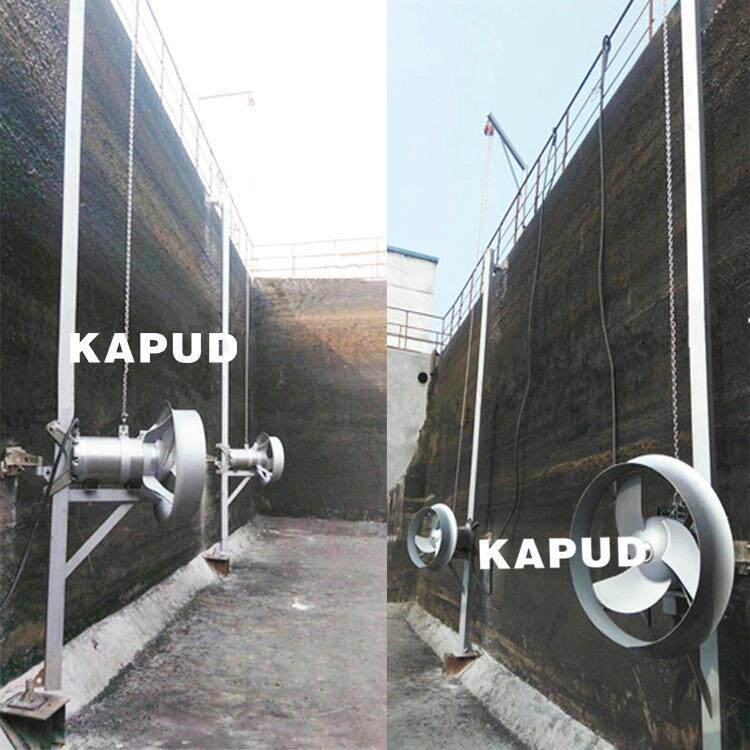 制药厂污水处理潜水搅拌机QJB潜水搅拌器功率型号凯普德