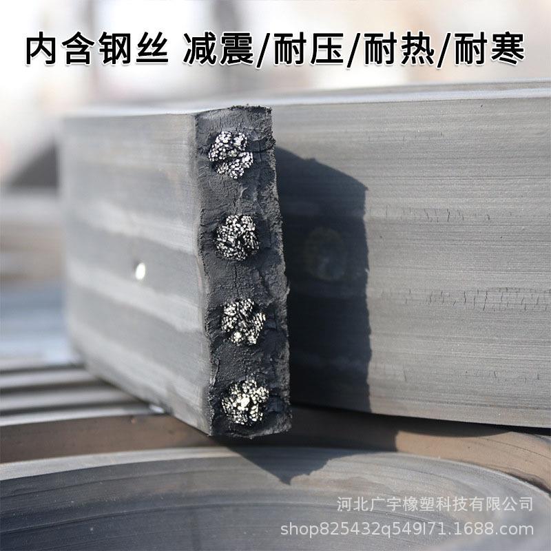 货车加厚防滑缓冲大梁垫橡胶垫枕木垫厢货箱橡胶垫耐磨大梁垫带