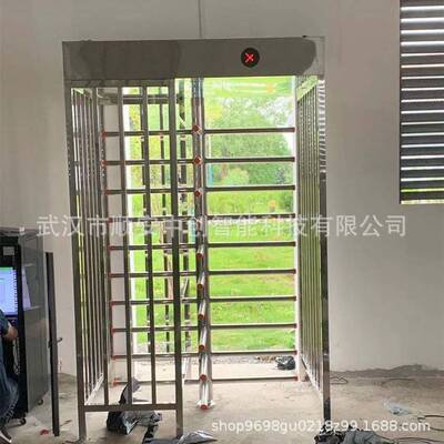 湖北工地实名制全高闸防尾随十字转闸工厂单通道转闸门人行通道闸
