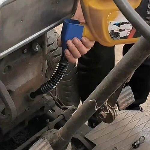 1Pc Car Refueling Funnel Gasoline Foldable Engine Oil