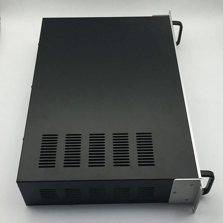 19英寸2U铝型材网络控制器盒标准机柜箱功放通信外壳88*482.6*200