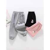 新款 子儿童外穿百搭长裤 休闲卫裤 潮流束脚裤 女宝宝秋装 女童春秋季