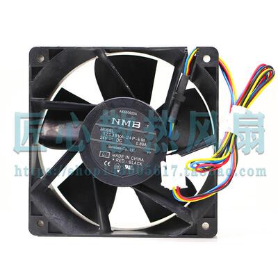 NMB 12038VA-24P-EM 24V0.89A 12038 12cm厘米4线PWM温控散热风扇