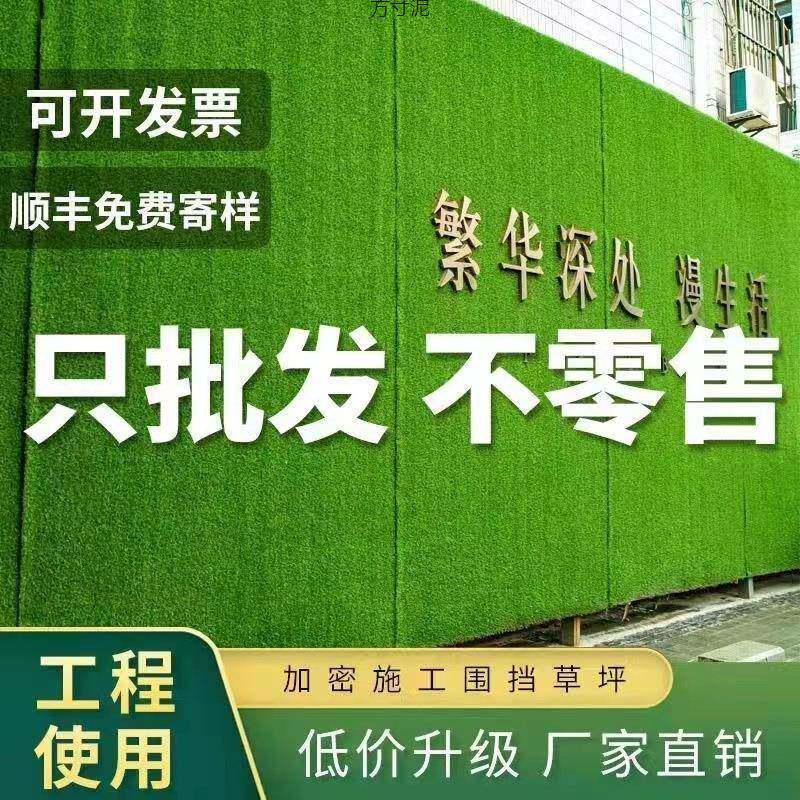 仿真坪地毯工地围挡假皮幼儿园绿地仿真绿植人造户外庭院装饰