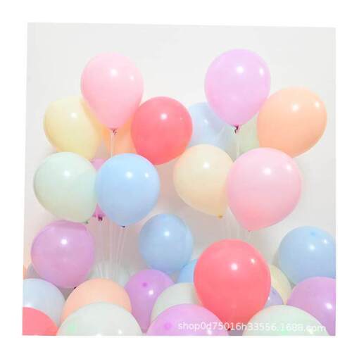 Balloon balloons decorate the scene set the birthday party