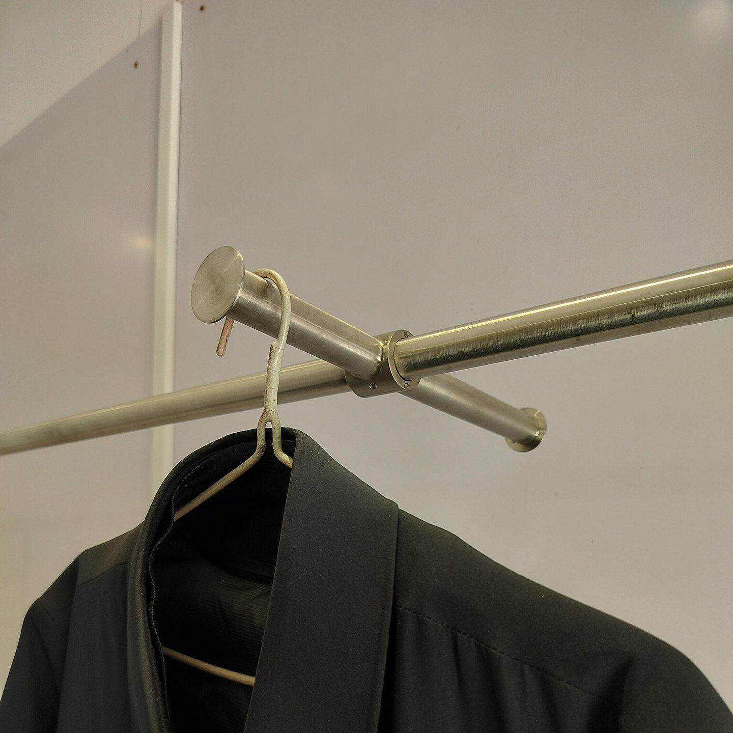 服装道具展示架加装正挂杆活动正挂配件点挂挂钩加厚象鼻挂通