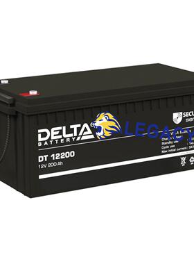 DELTA蓄电池DT1220012V200AH门禁管理报警系统备用电源电池