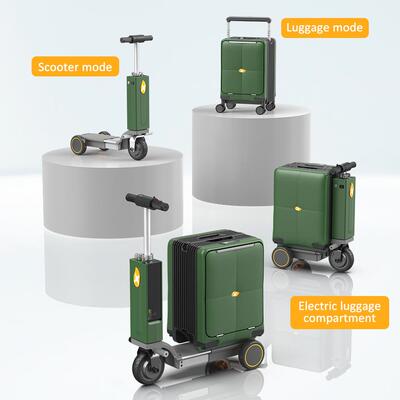宽拉杆骑行电动行李箱Electric suitcase cycling suitcase