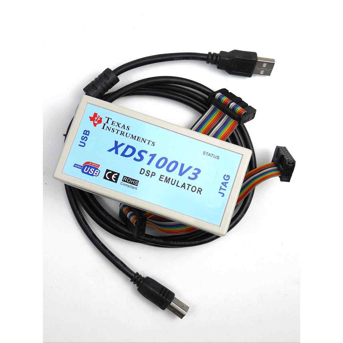 XDS100V3彷真器/烧写器USB2.0 TI DSP/ARM下载编程win10/11替代v2