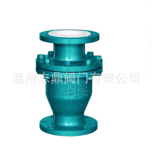 H44F461016C法兰连接铸钢旋启式衬氟止回阀单向阀止逆阀耐腐蚀