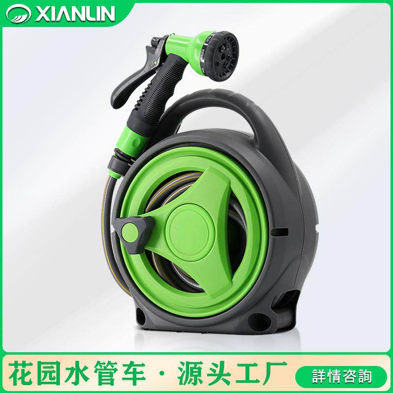 花园水管手提便携式水管车园林浇花洗车洒水器收纳架套装喷水管
