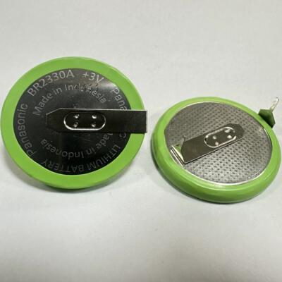 BR2330A/HDN纽扣BR2330电池3V卧式焊脚耐高低温-40°C+125°C01334