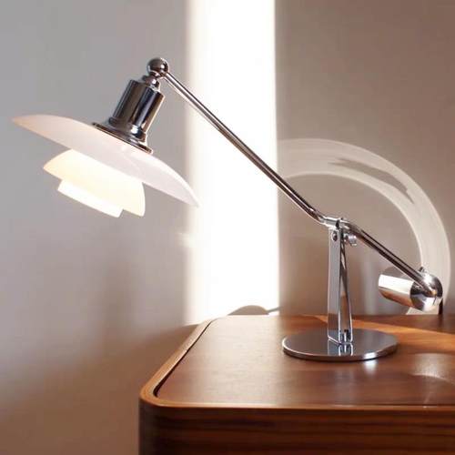 正品丹麦出口/Poue设n ph32计师台灯中古vintage卧室头床调节玻璃