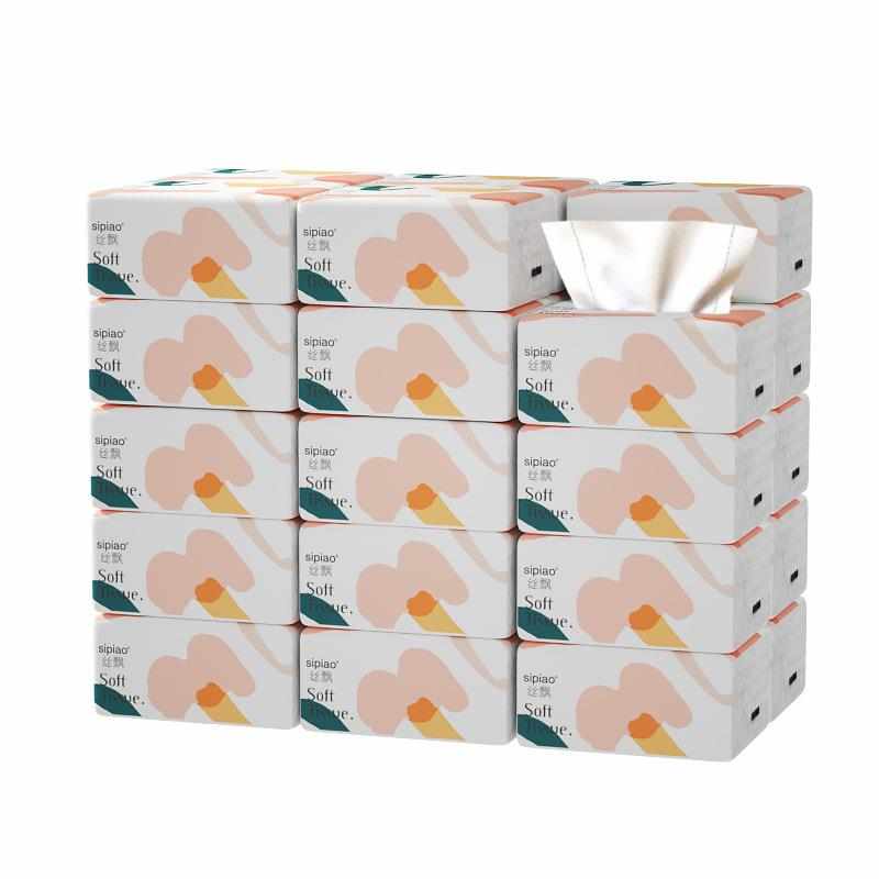 抽纸卫生纸家用实惠装整箱纸巾擦手纸面巾纸餐巾纸可湿水厕所