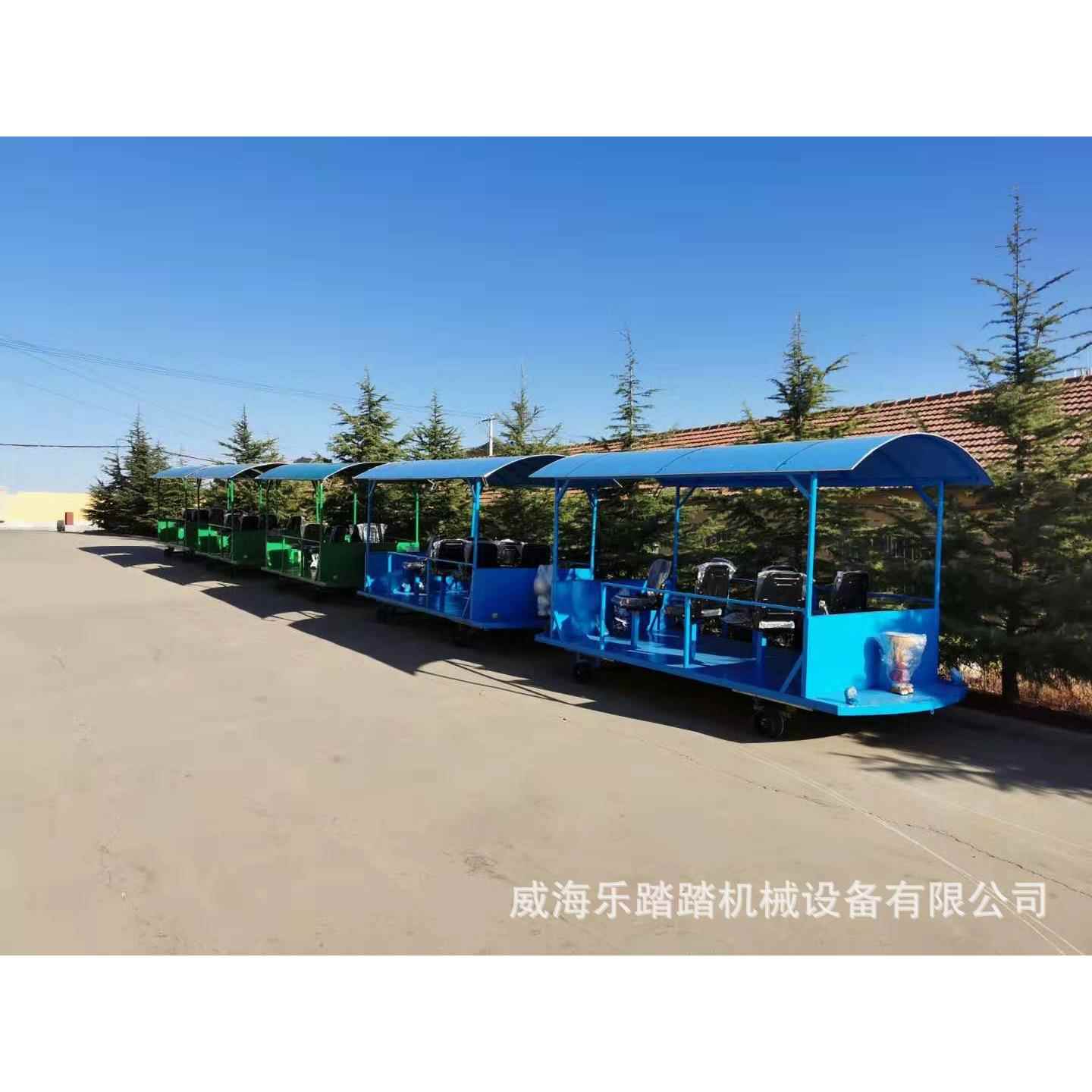 轨道电动观光车专业厂家直销铁道观光车铁路旅游观光车脚踏轨道车