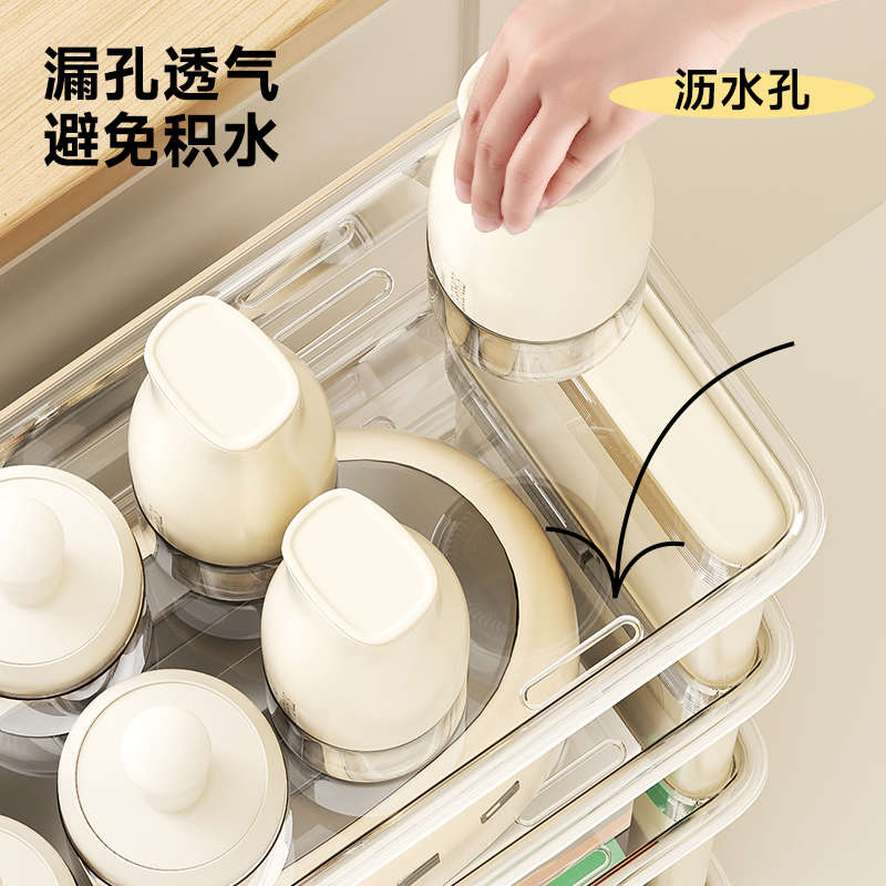 夹缝小推车家用厨房多功能卫生间落地可移动分区置物架多层收纳架