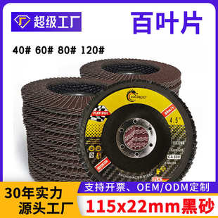 115x22mm煅烧网盖加厚打磨千叶片 厂家外贸4.5寸金属不锈钢百叶片