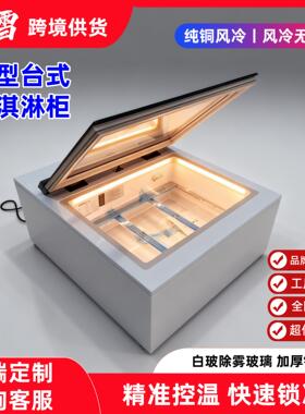 鸿雪冰淇淋展示柜冰激凌冷冻柜小钢炮台式摆摊商用硬质Gelato吧台