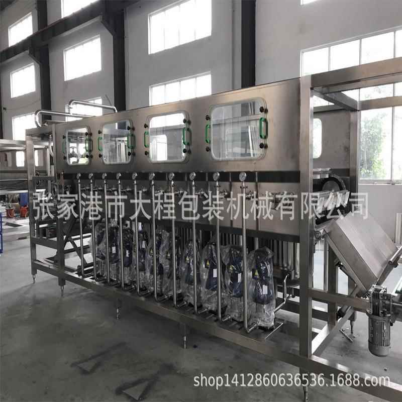 5加仑大桶桶装水直线式灌装机桶装水灌装设备桶装水设备