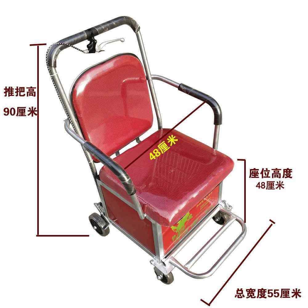 GZ6M老年推车可推可坐车助步购物休闲座椅轮椅四轮老人手扶轻便小