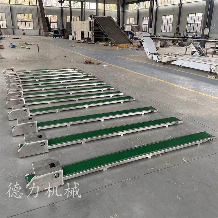 微型电动传送带皮带输送机电机外置桌面小型自动化滚筒流水线