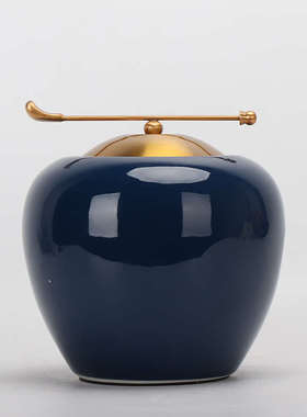 现代新中式陶瓷罐摆件客厅博古架摆设样板房客厅玄关电视柜装饰品