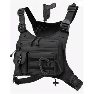 Outdoor chest bag camouflage running sports chest bag men