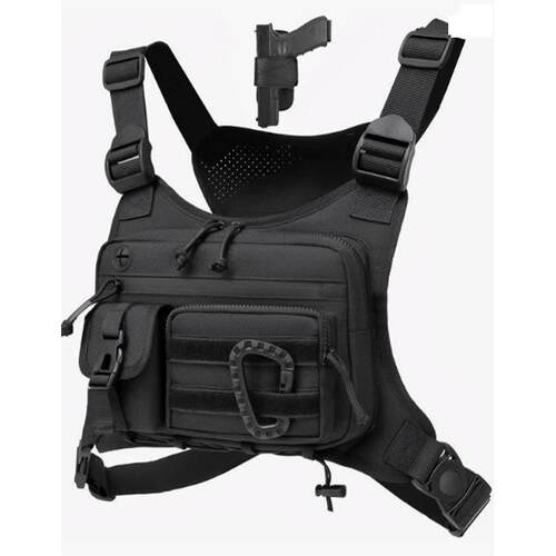 Outdoor chest bag camouflage running sports chest bag men