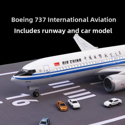中国国际波音737Max8飞机模型组装人工客机饰品系列生日礼物