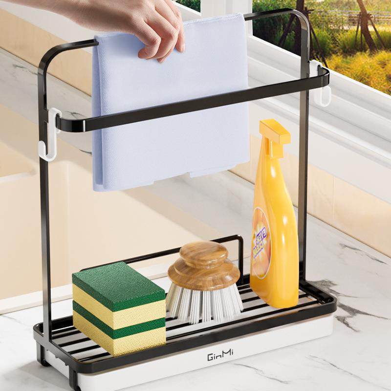 厨房置物架抹布沥水架各种神器大全洗碗布收纳架毛巾架子窄免打孔,厨房/烹饪用具,厨房置物架/置物柜/角架,淘宝优惠券,粉丝福利购,淘宝优惠卷