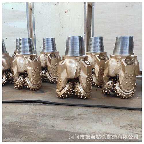 银海钻头厂家供应YHA81/2-437G三牙轮橡胶密封滑动轴承合金潜孔钻