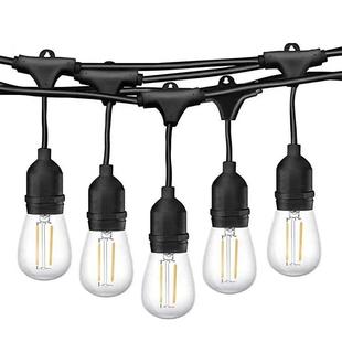 s14灯泡室内室外防水灯串爆款 高压灯串10米10头st64 A19